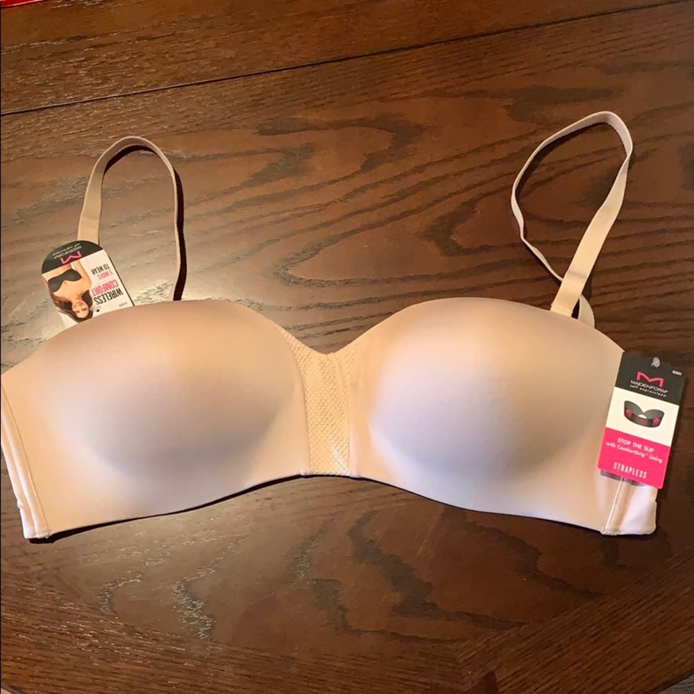 Never worn strapless bra with tags still on it.